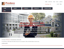 Tablet Screenshot of prodecoengineering.com